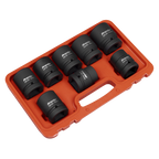 Impact Socket Set 1"Sq Drive 8pc AK889M