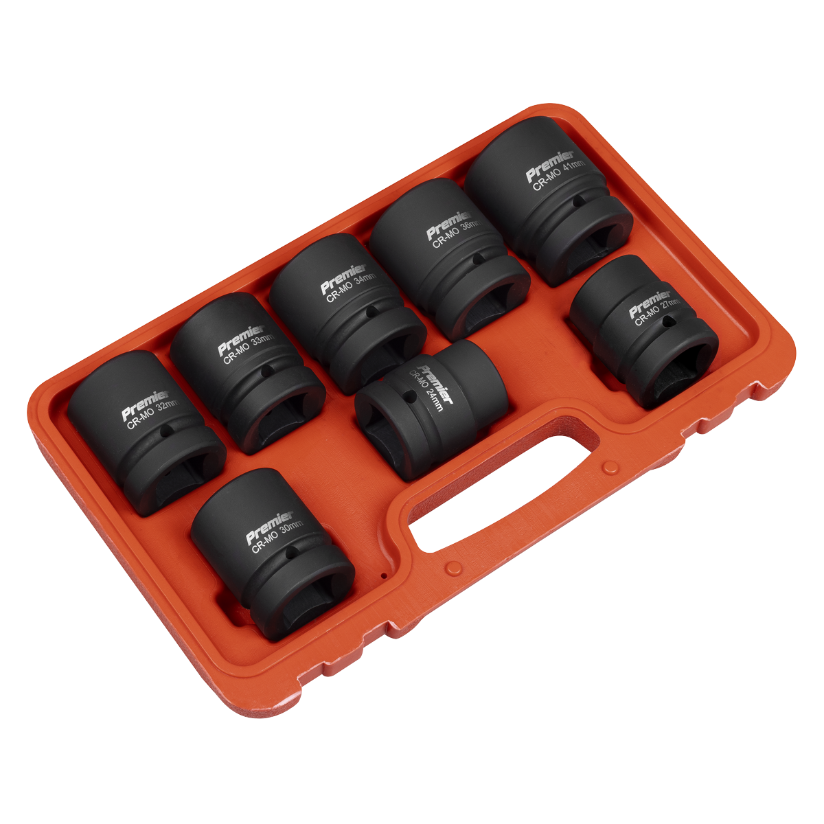 Impact Socket Set 1"Sq Drive 8pc AK889M