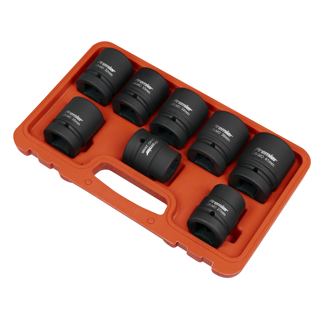 Impact Socket Set 1"Sq Drive 8pc AK889M