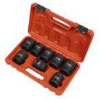 Impact Socket Set 1"Sq Drive 8pc AK889M