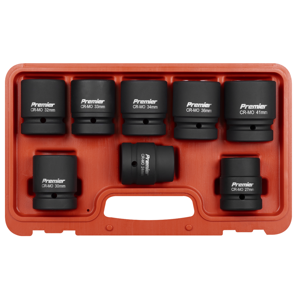 Impact Socket Set 1"Sq Drive 8pc AK889M