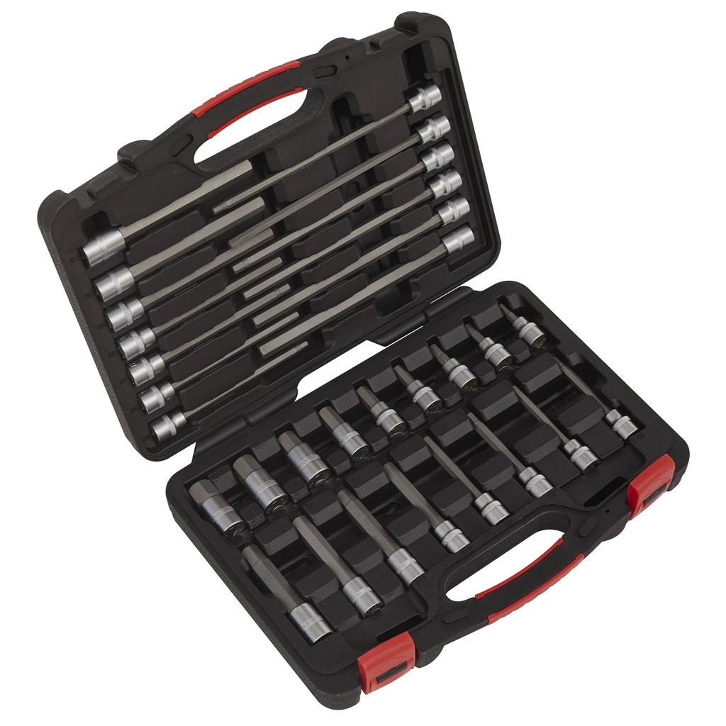 Hex Socket Bit Set 3/8"Sq Drive 30pc AK89000