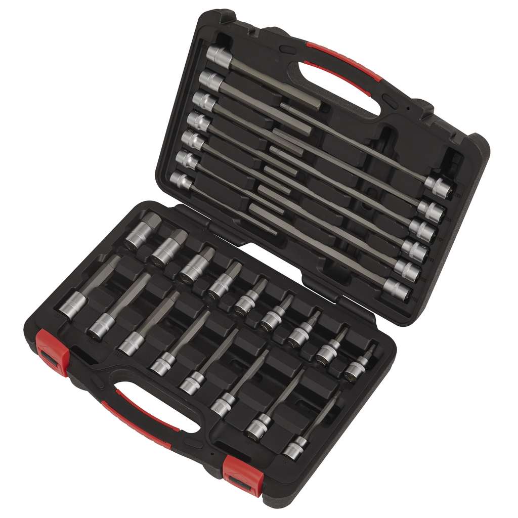 Hex Socket Bit Set 3/8"Sq Drive 30pc AK89000