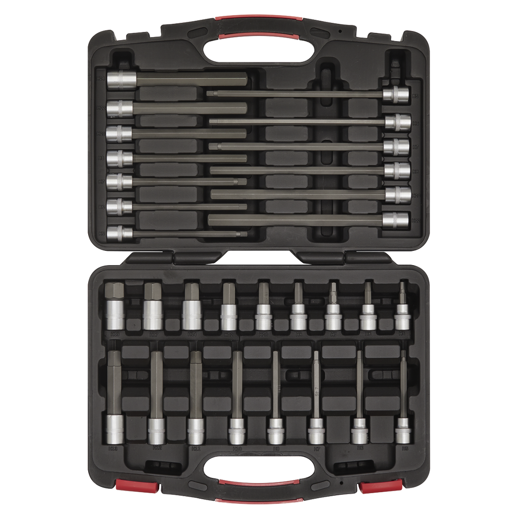 Hex Socket Bit Set 3/8"Sq Drive 30pc AK89000