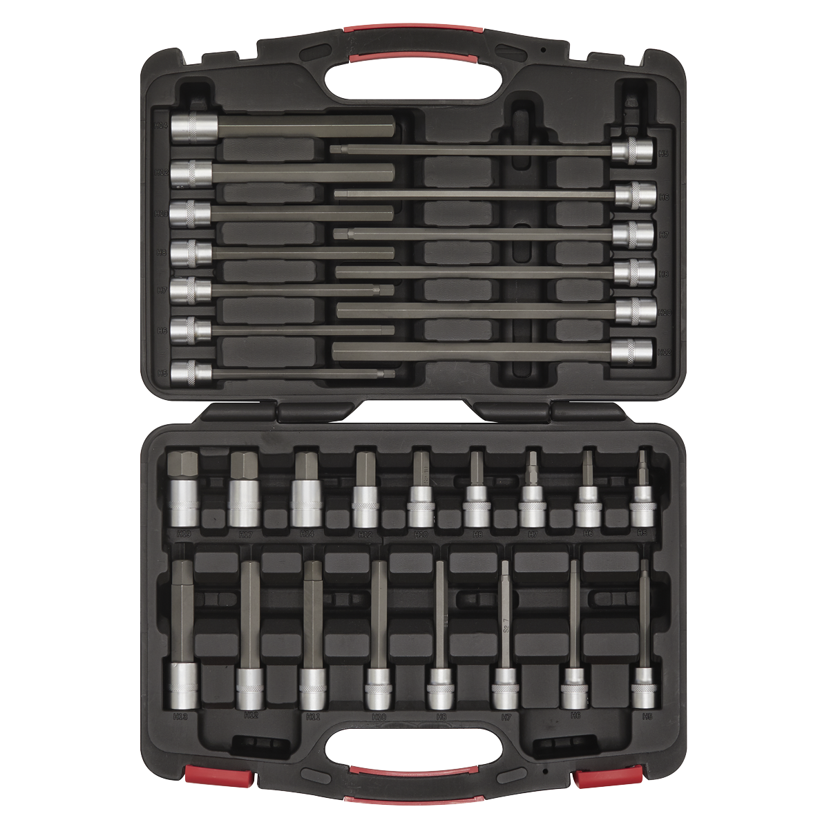 Hex Socket Bit Set 3/8"Sq Drive 30pc AK89000