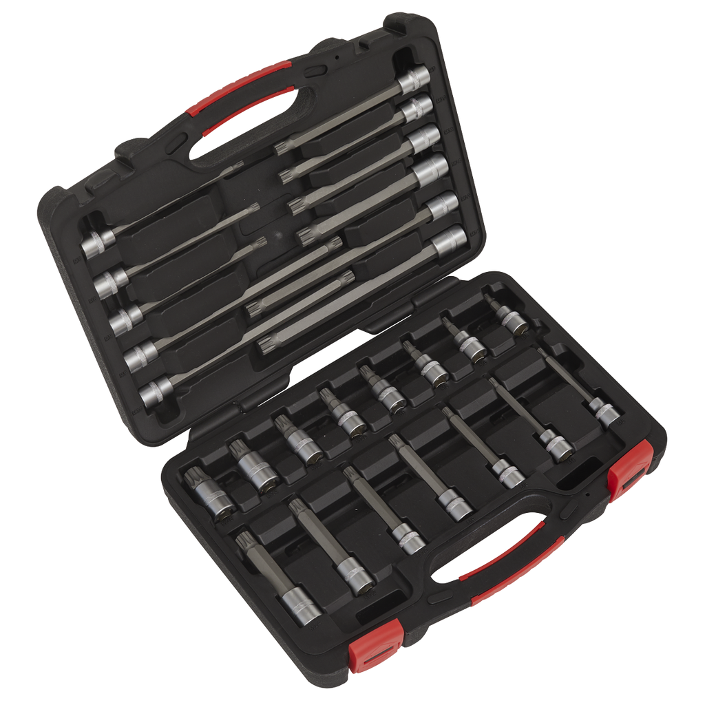 Spline Socket Bit Set 3/8"Sq Drive 26pc AK89002
