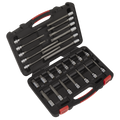 Spline Socket Bit Set 3/8"Sq Drive 26pc AK89002