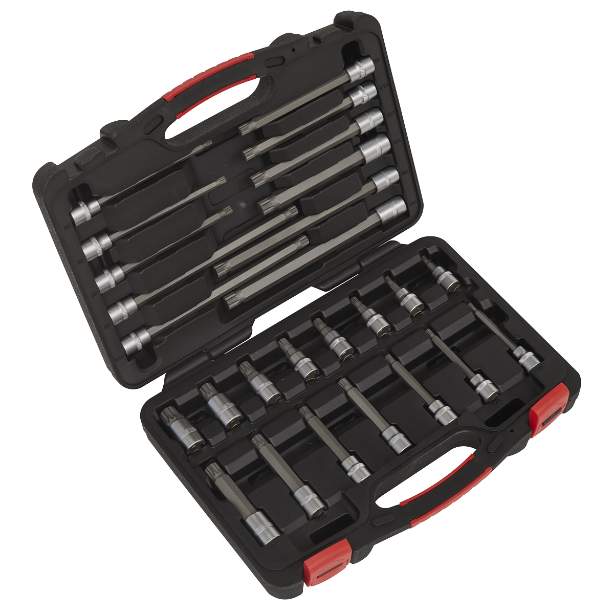 Spline Socket Bit Set 3/8"Sq Drive 26pc AK89002