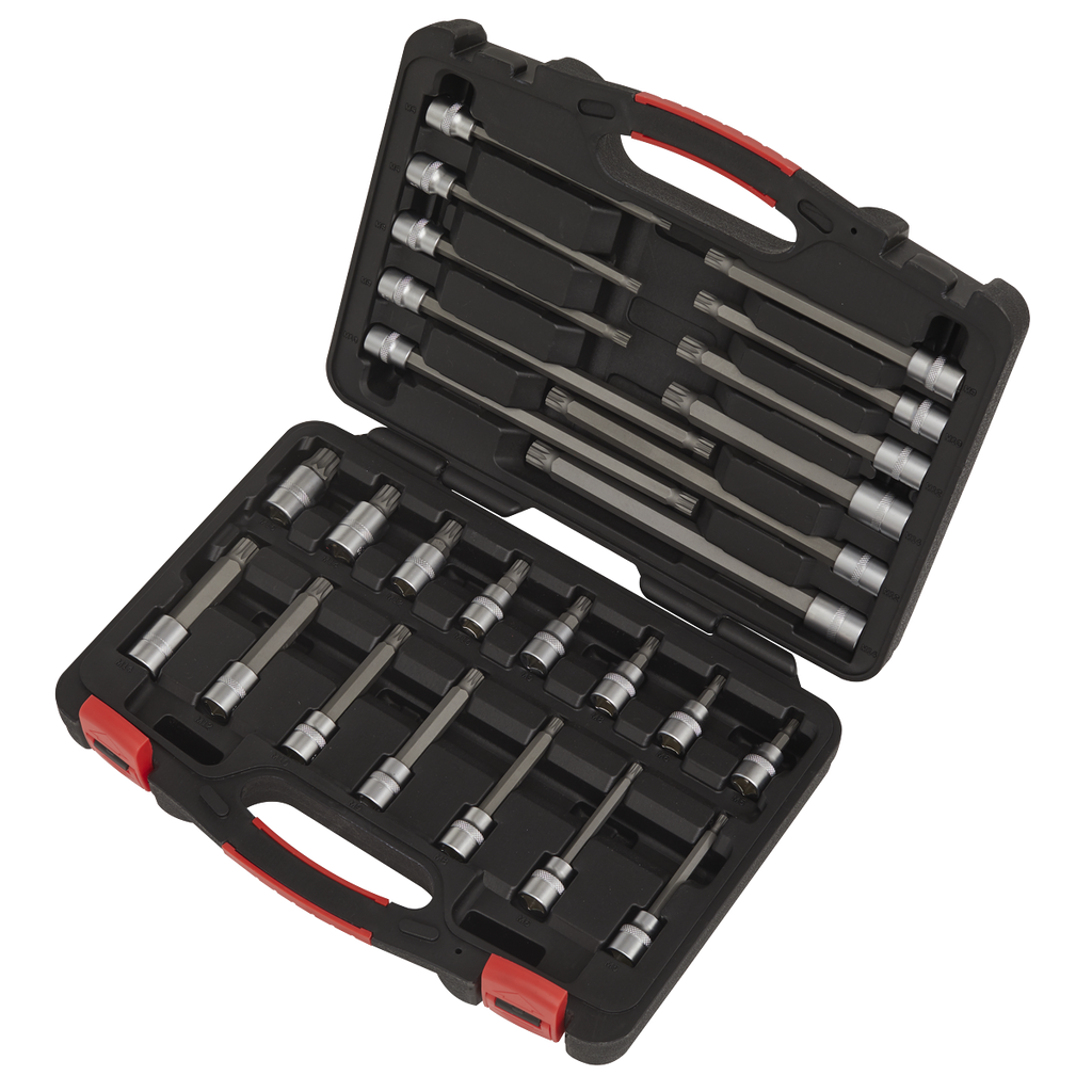 Spline Socket Bit Set 3/8"Sq Drive 26pc AK89002