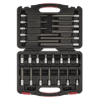 Spline Socket Bit Set 3/8"Sq Drive 26pc AK89002