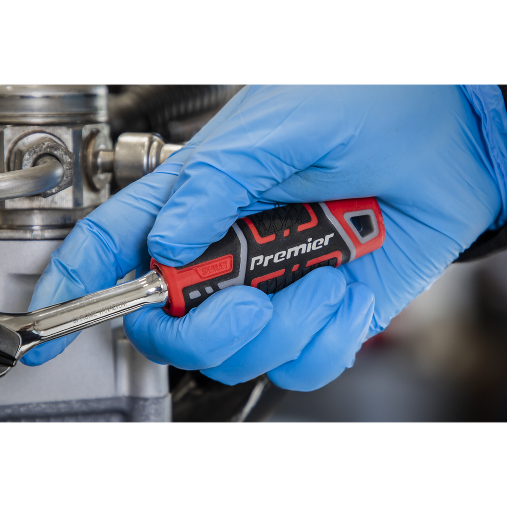 Ratchet Wrench with Flip Reverse 1/4"Sq Drive AK8934