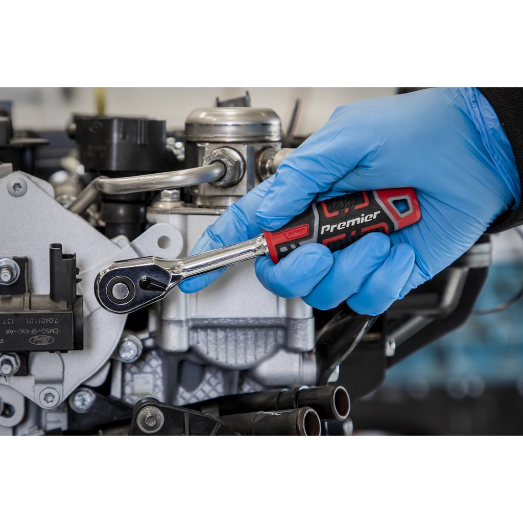 Ratchet Wrench with Flip Reverse 1/4"Sq Drive AK8934