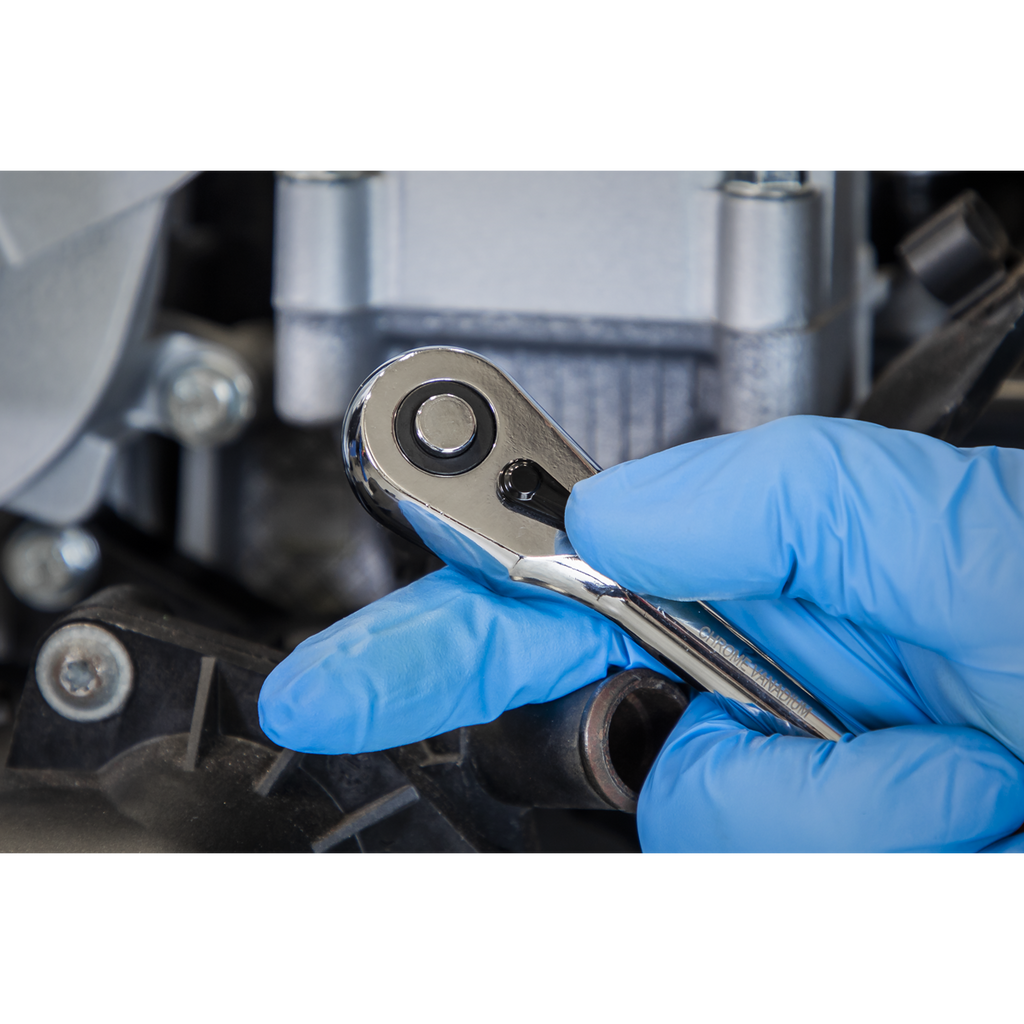 Ratchet Wrench with Flip Reverse 1/4"Sq Drive AK8934