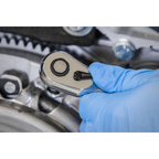 Ratchet Wrench with Flip Reverse 3/8"Sq Drive AK8935