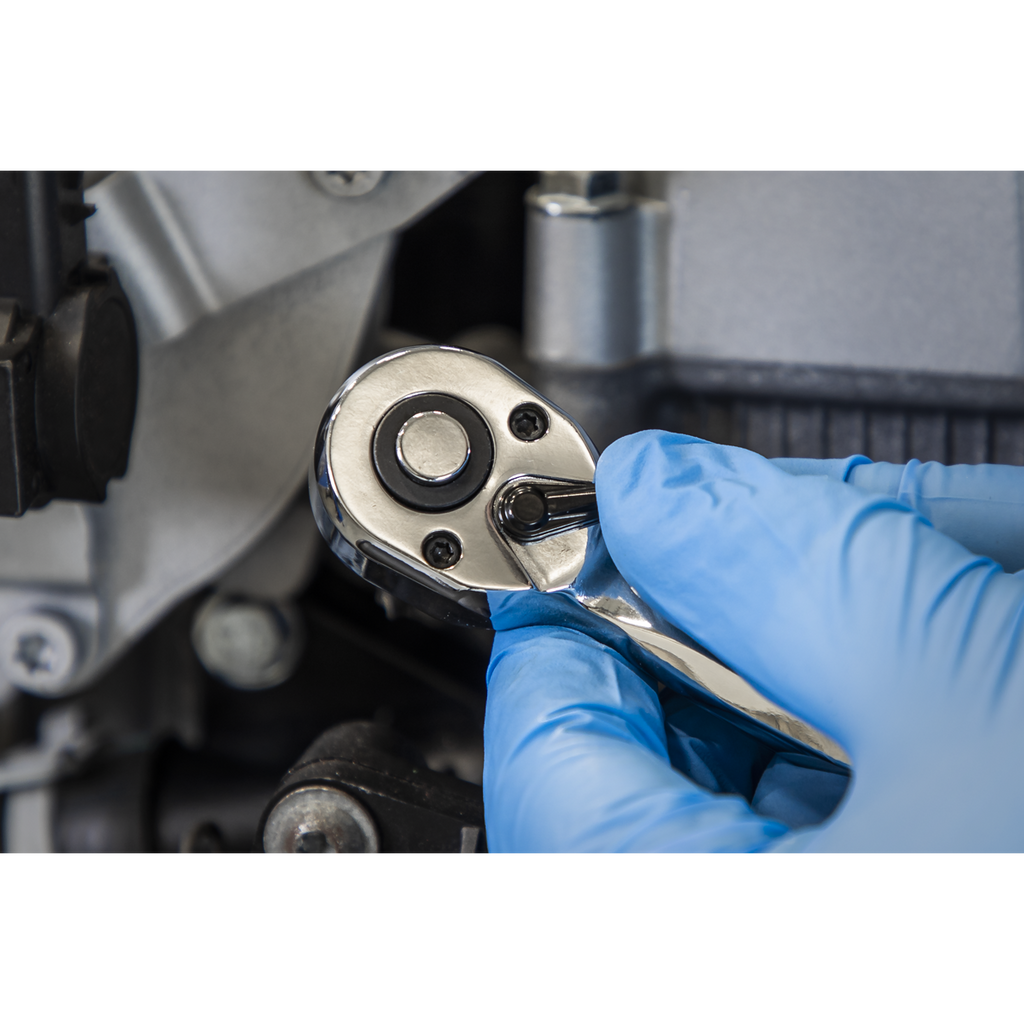 Offset Ratchet Wrench with Flip Reverse 1/4"Sq Drive AK8937