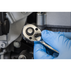 Offset Ratchet Wrench with Flip Reverse 1/4"Sq Drive AK8937