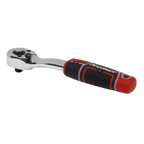 Offset Ratchet Wrench with Flip Reverse 1/4"Sq Drive AK8937