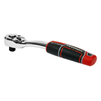 Pear-Head Offset Ratchet Wrench with Flip Reverse 3/8"Sq Drive AK8938
