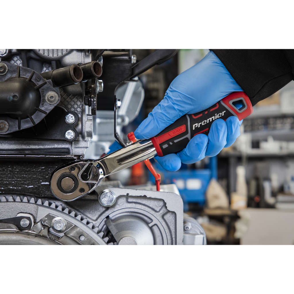 Pear-Head Offset Ratchet Wrench with Flip Reverse 1/2"Sq Drive AK8939