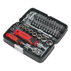 Socket & Bit Set 1/4"Sq Drive 38pc AK8945