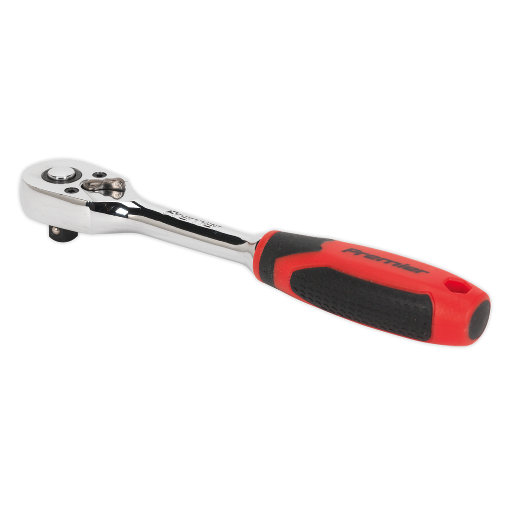 Pear-Head Ratchet Wrench with Flip Reverse 1/4"Sq Drive AK8946
