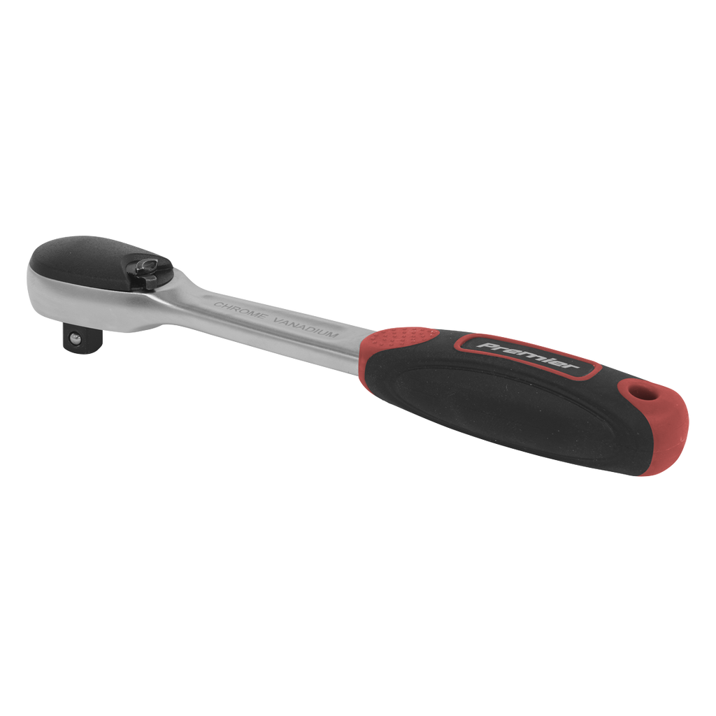 Dust-Free Ratchet Wrench with Flip Reverse 1/4"Sq Drive AK8976