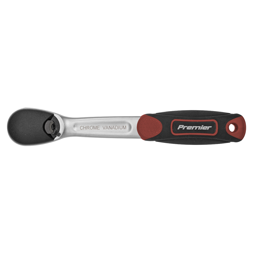 Dust-Free Ratchet Wrench with Flip Reverse 1/4"Sq Drive AK8976