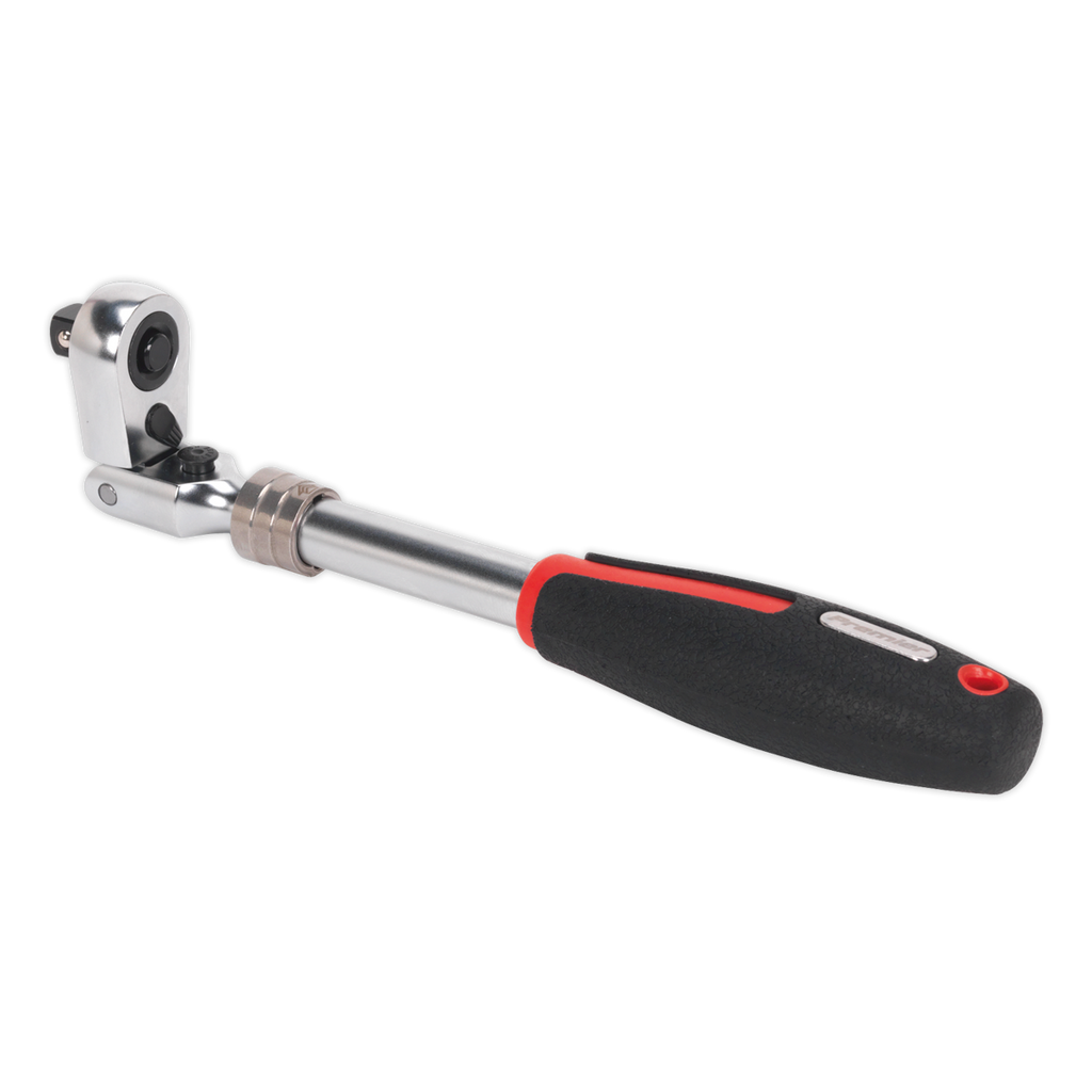 Locking Flexi-Head Extendable Ratchet Wrench 3/8"Sq Drive AK8983