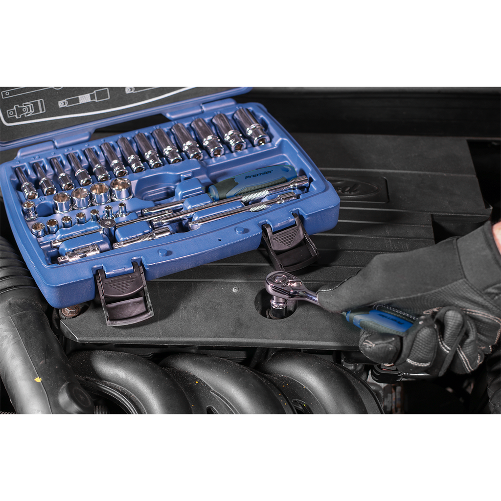 Socket Set 1/4"Sq Drive 33pc AK8990