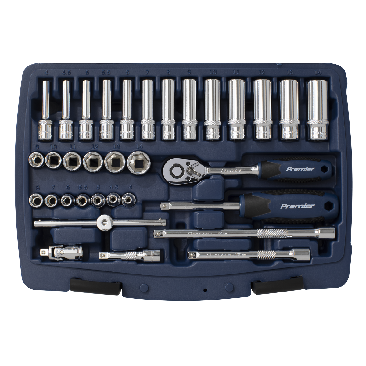 Socket Set 1/4"Sq Drive 33pc AK8990