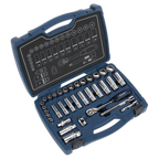 Socket Set 3/8"Sq Drive 34pc AK8991
