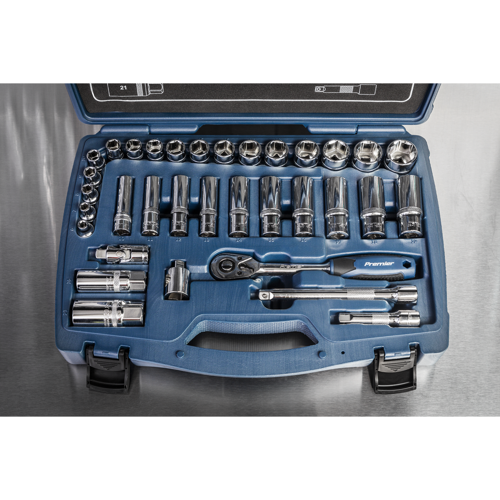 Socket Set 3/8"Sq Drive 34pc AK8991