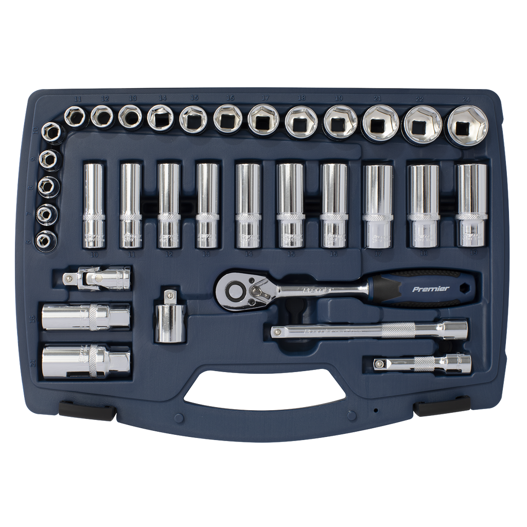 Socket Set 3/8"Sq Drive 34pc AK8991
