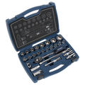 Socket Set 1/2"Sq Drive 26pc AK8992