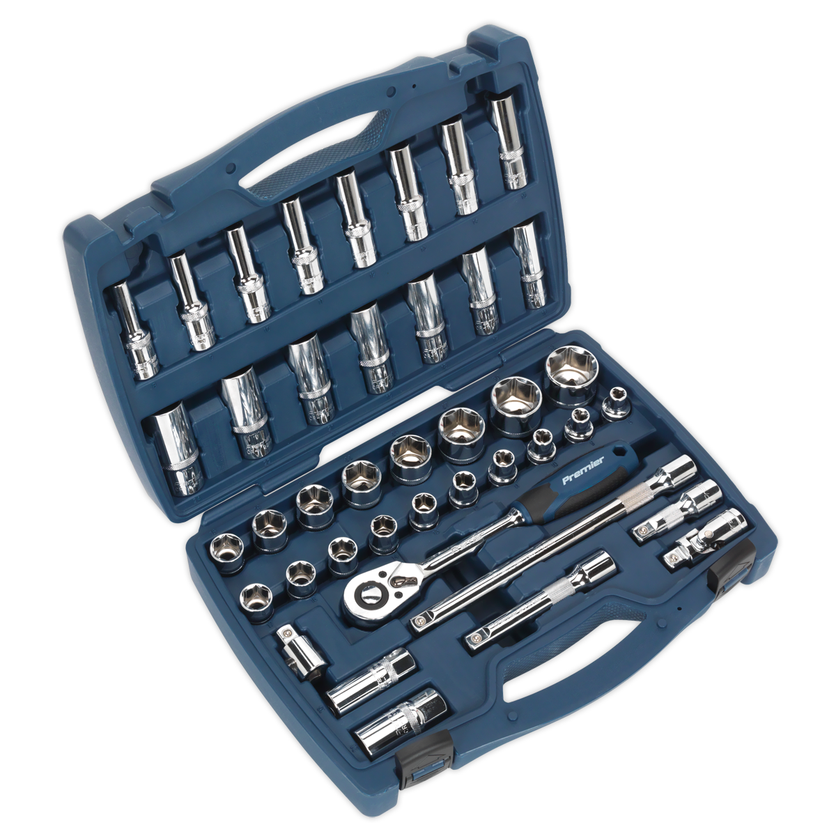 Socket Set 1/2"Sq Drive 41pc AK8993