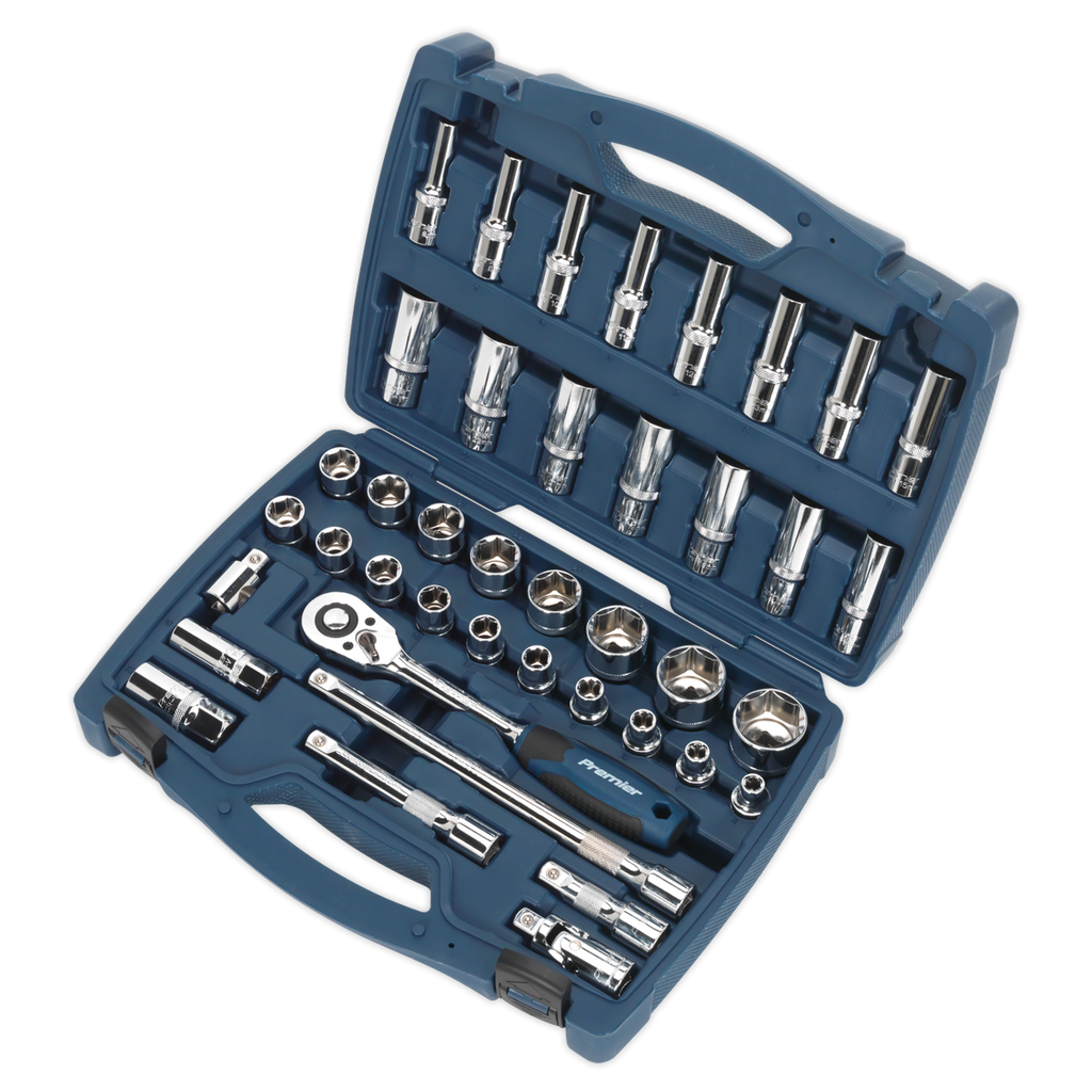 Socket Set 1/2"Sq Drive 41pc AK8993