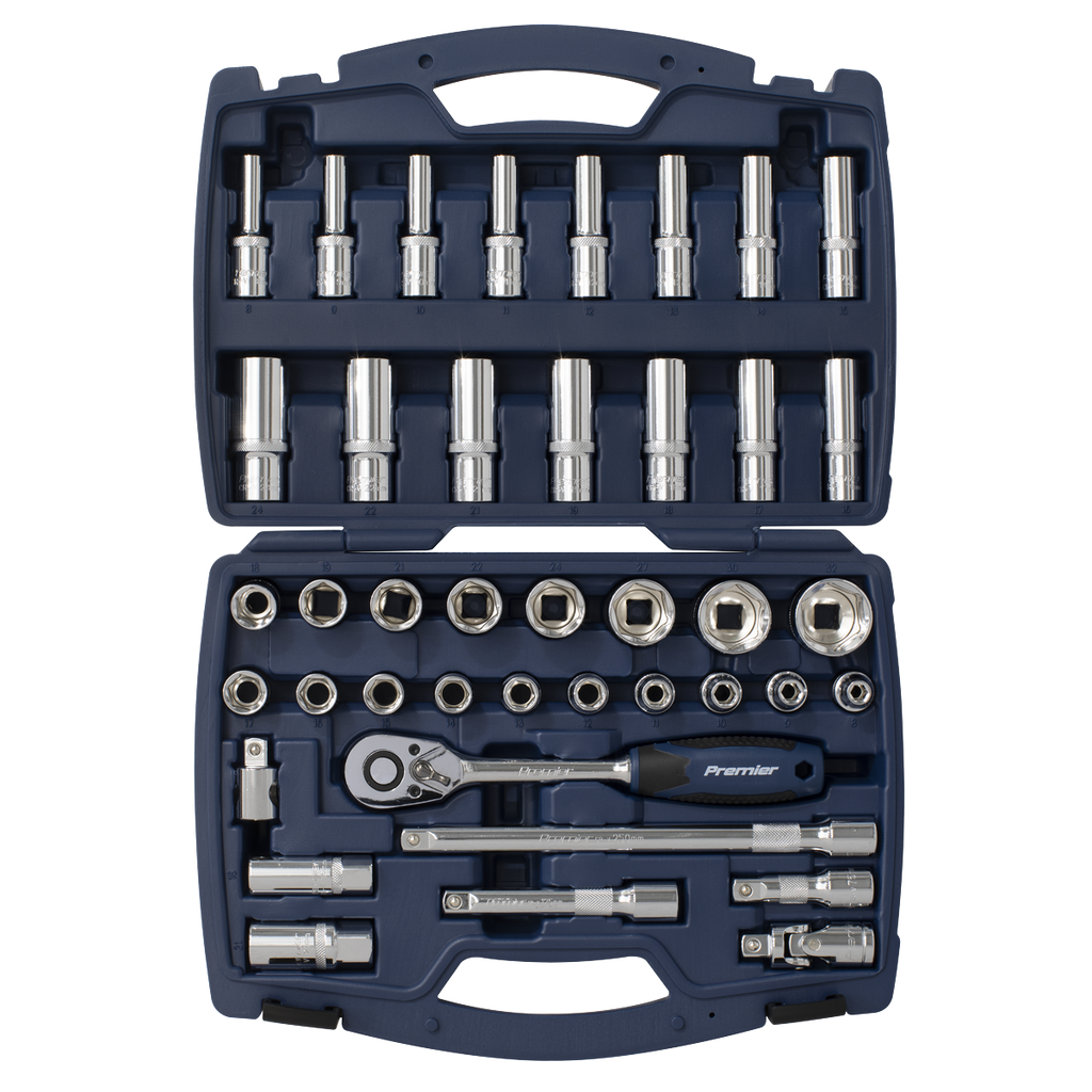 Socket Set 1/2"Sq Drive 41pc AK8993