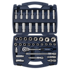 Socket Set 1/2"Sq Drive 41pc AK8993