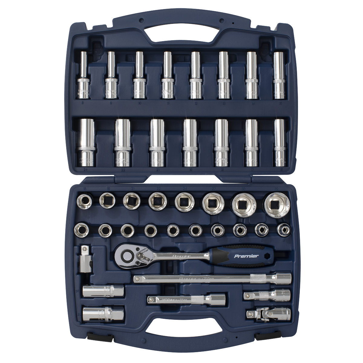 Socket Set 1/2"Sq Drive 41pc AK8993
