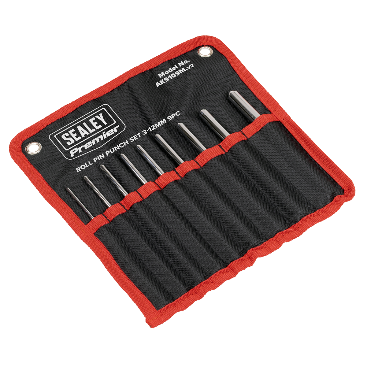 Roll Pin Punch Set 3-12mm 9pc AK9109M