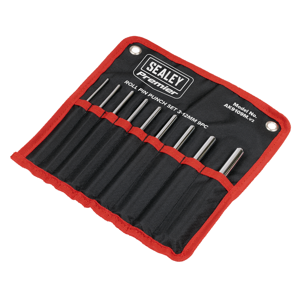 Roll Pin Punch Set 3-12mm 9pc AK9109M