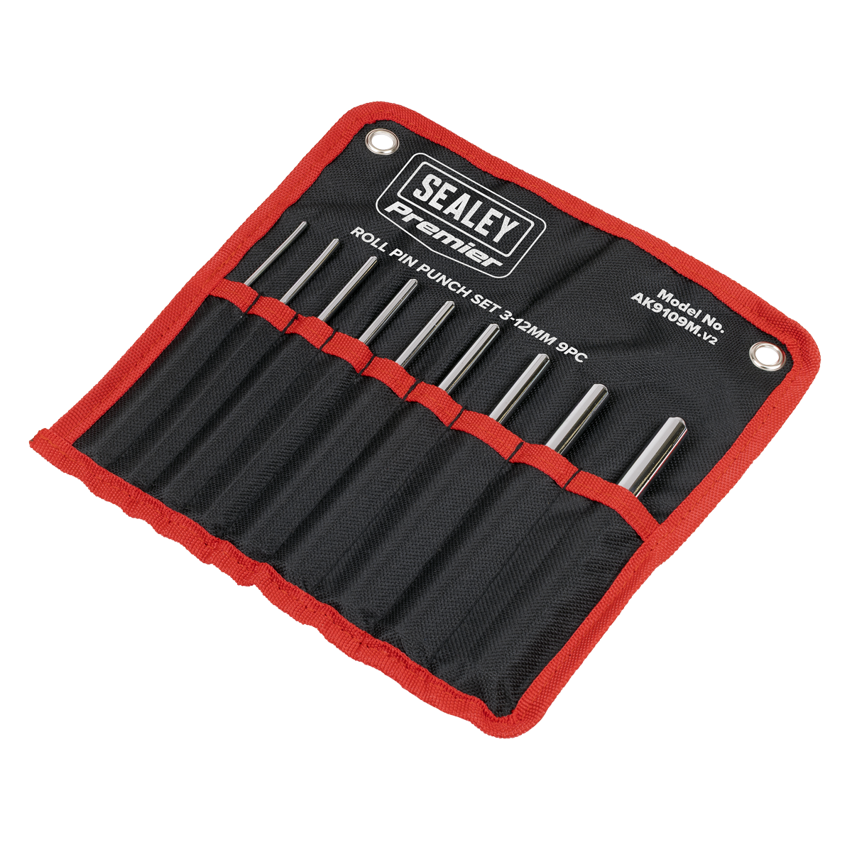 Roll Pin Punch Set 3-12mm 9pc AK9109M