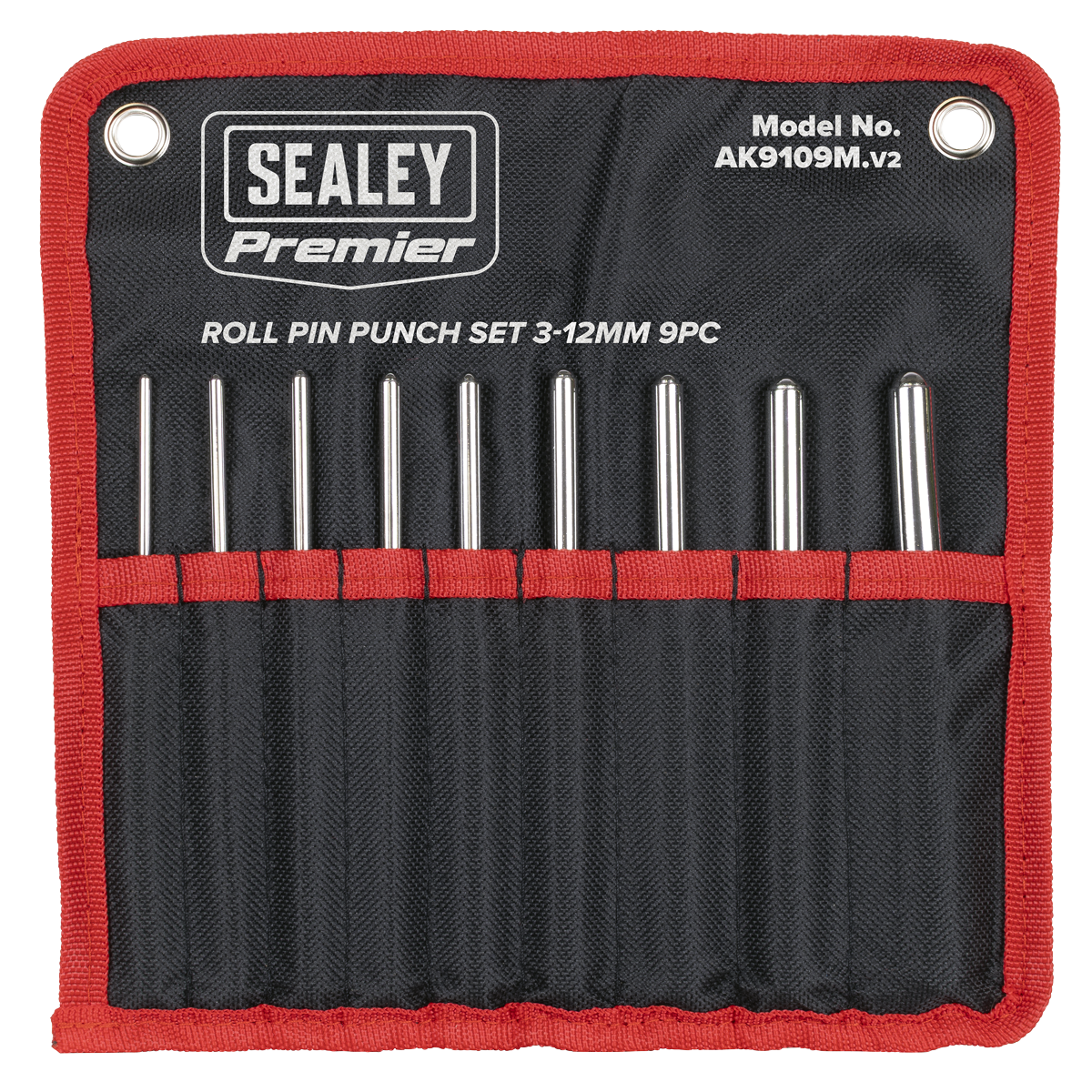 Roll Pin Punch Set 3-12mm 9pc AK9109M