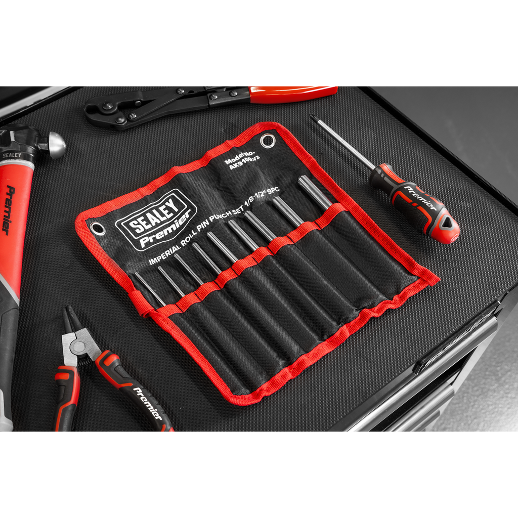 Imperial Roll Pin Punch Set 1/8-1/2" 9pc AK9109