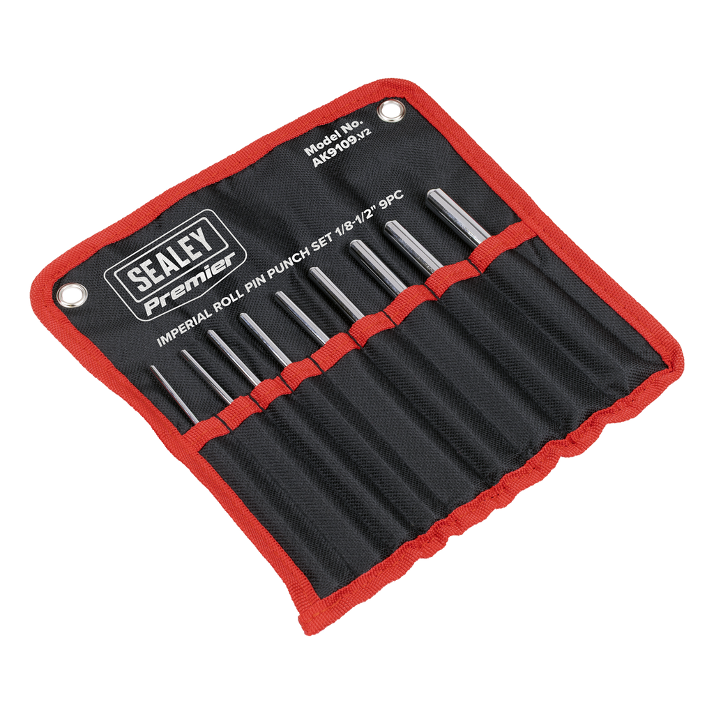 Imperial Roll Pin Punch Set 1/8-1/2" 9pc AK9109