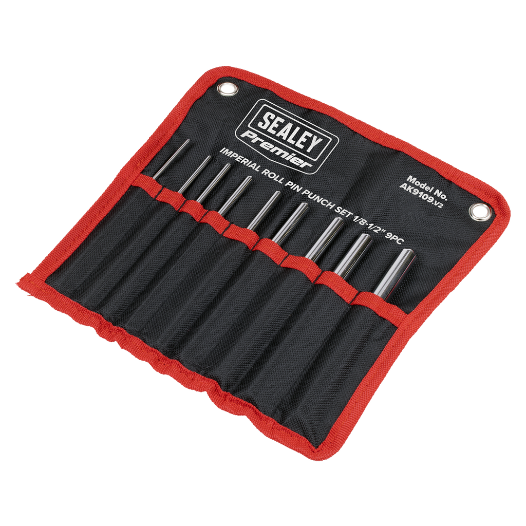 Imperial Roll Pin Punch Set 1/8-1/2" 9pc AK9109