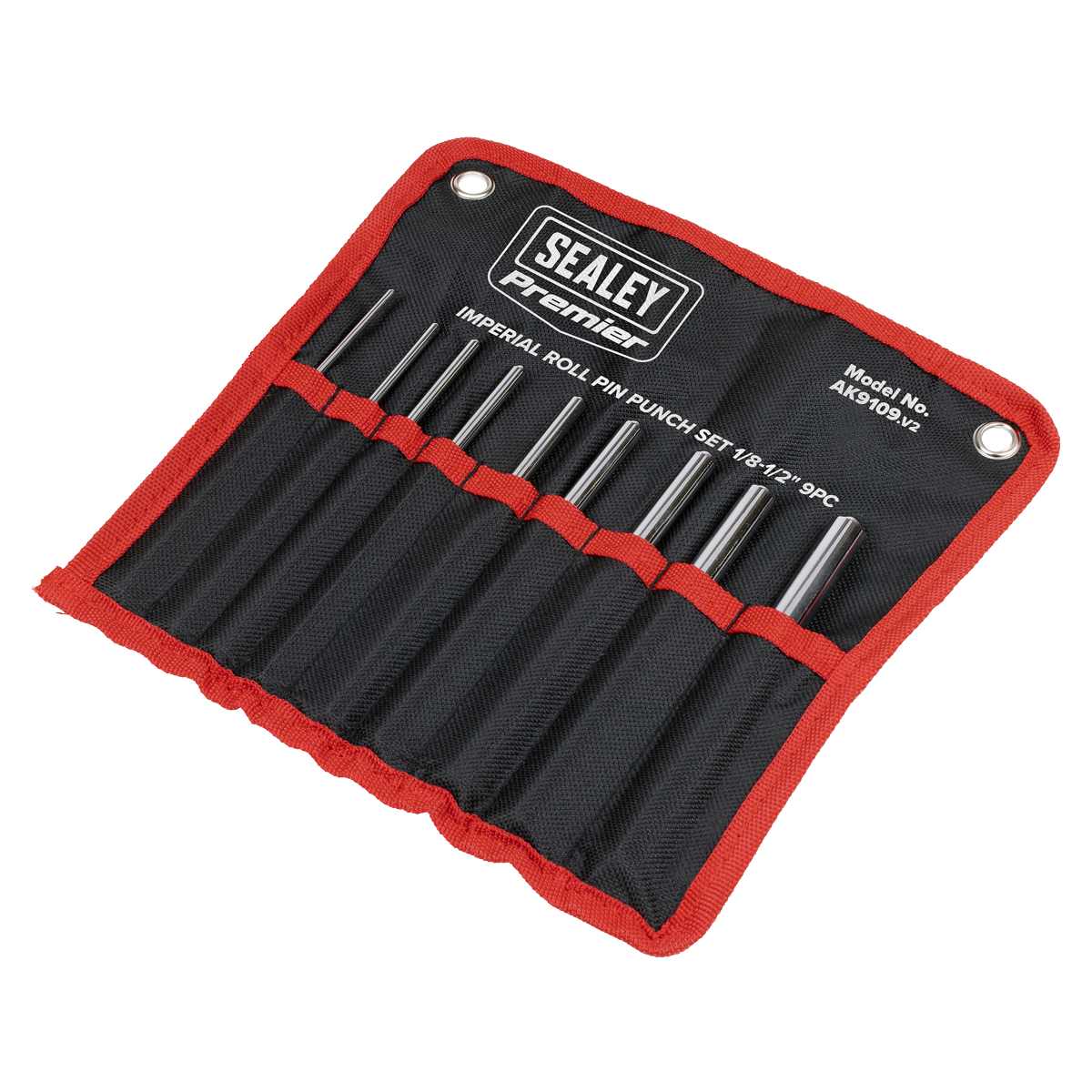 Imperial Roll Pin Punch Set 1/8-1/2" 9pc AK9109