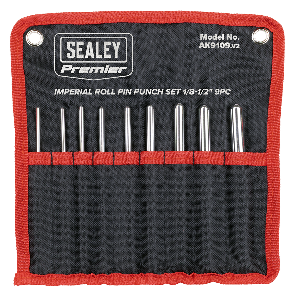 Imperial Roll Pin Punch Set 1/8-1/2" 9pc AK9109