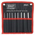 Imperial Roll Pin Punch Set 1/8-1/2" 9pc AK9109