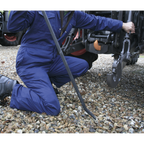 Heavy-Duty 45° Pry Bar with Hammer Cap 1220mm AK9134